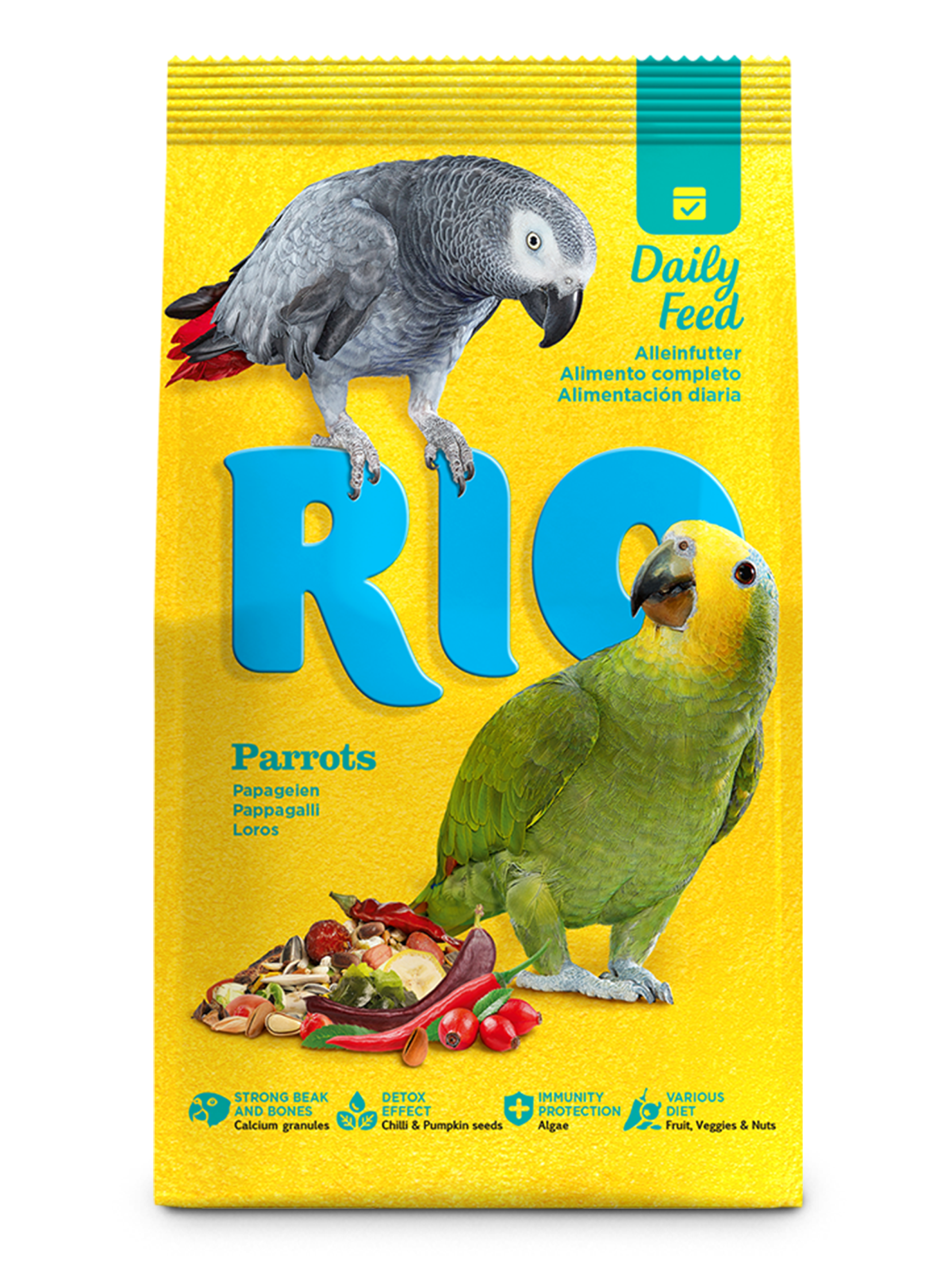 Корм RIO для крупных попугаев, 1кг