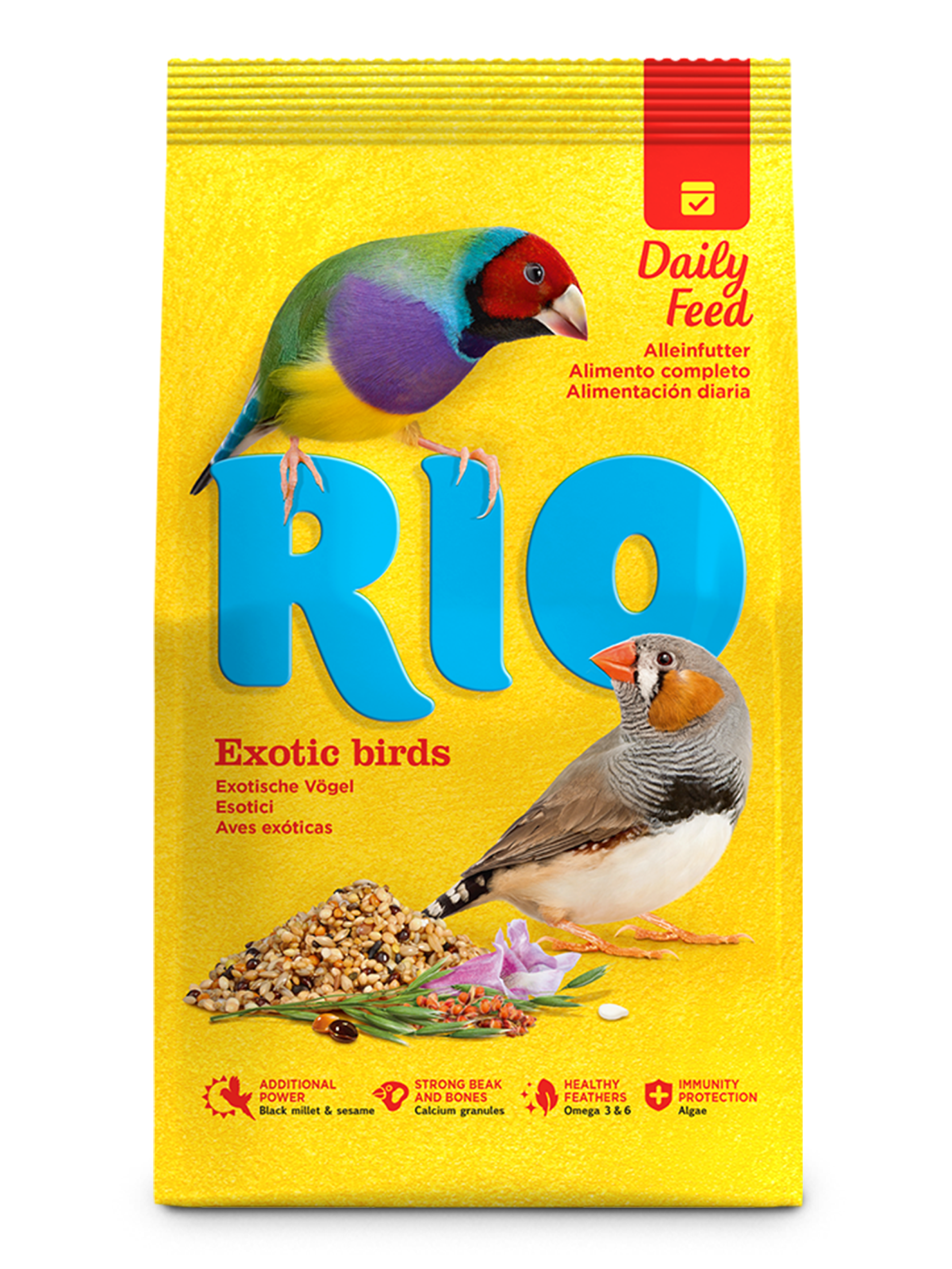 Корм RIO для экзотических птиц, 500 г