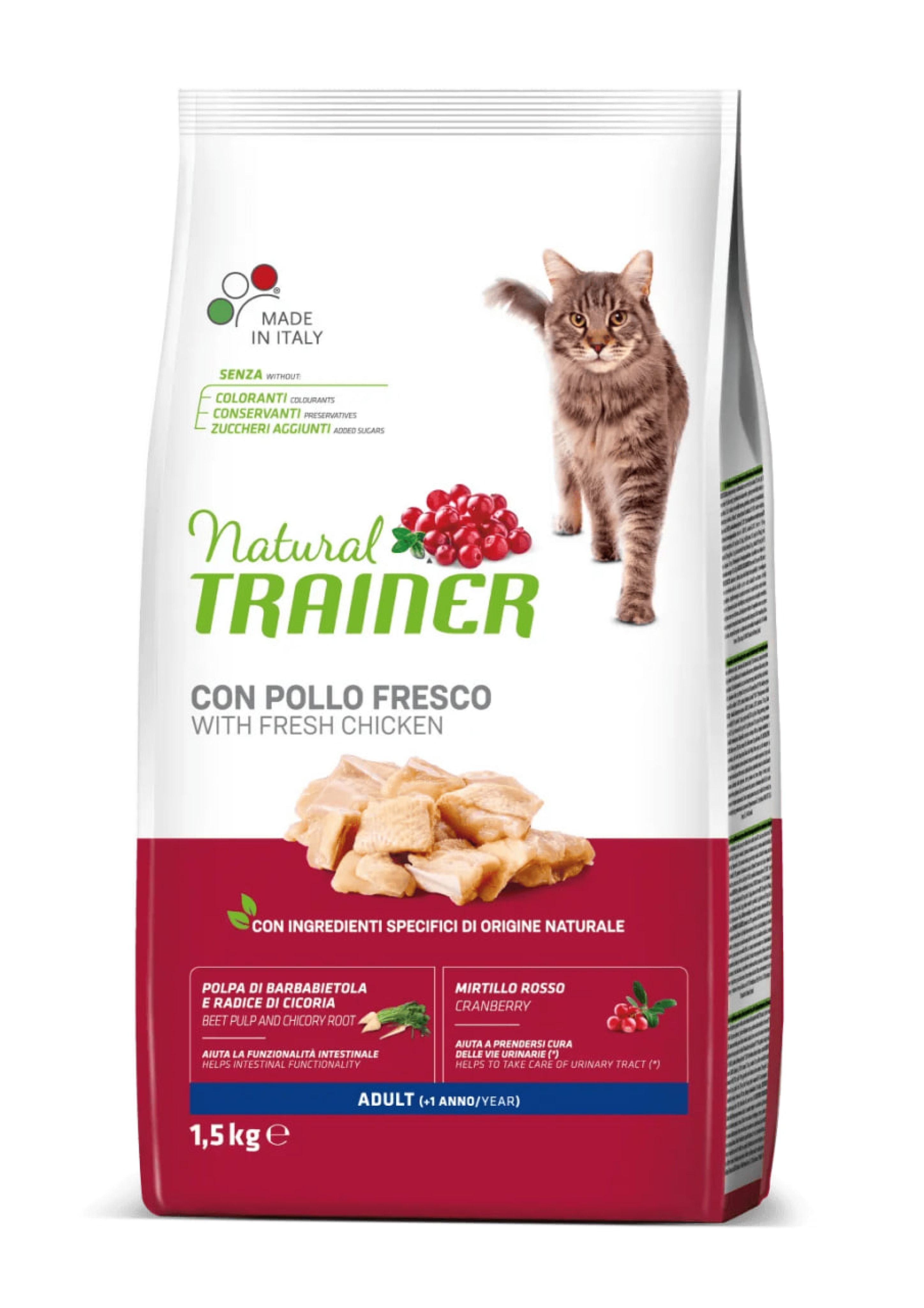NT 1,5кг Cat Adult Корм сухой для кошек с курицей