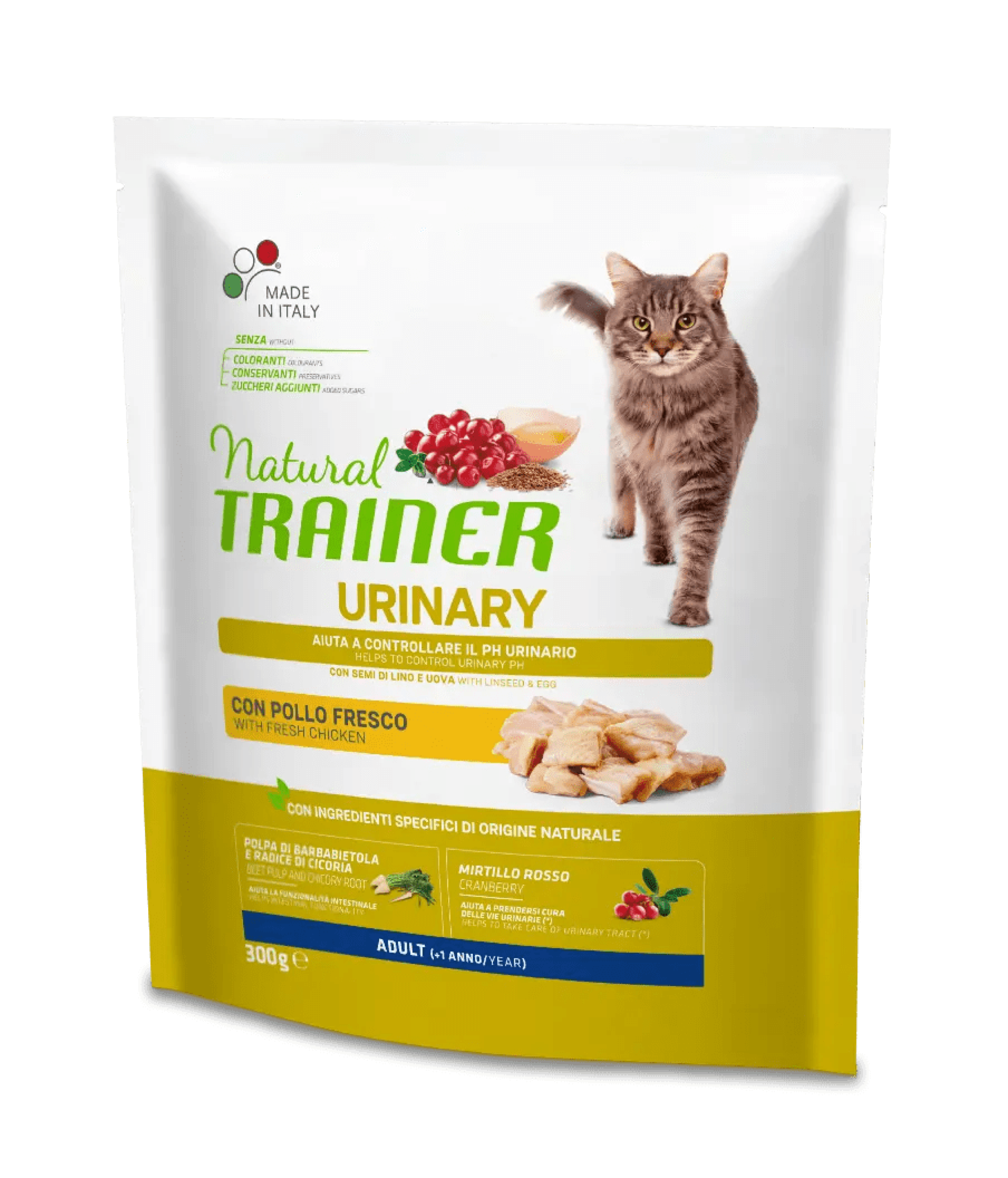 NT 0,3кг Urinary Adult Корм сухой для кошек при мочекаменной болезни, курица