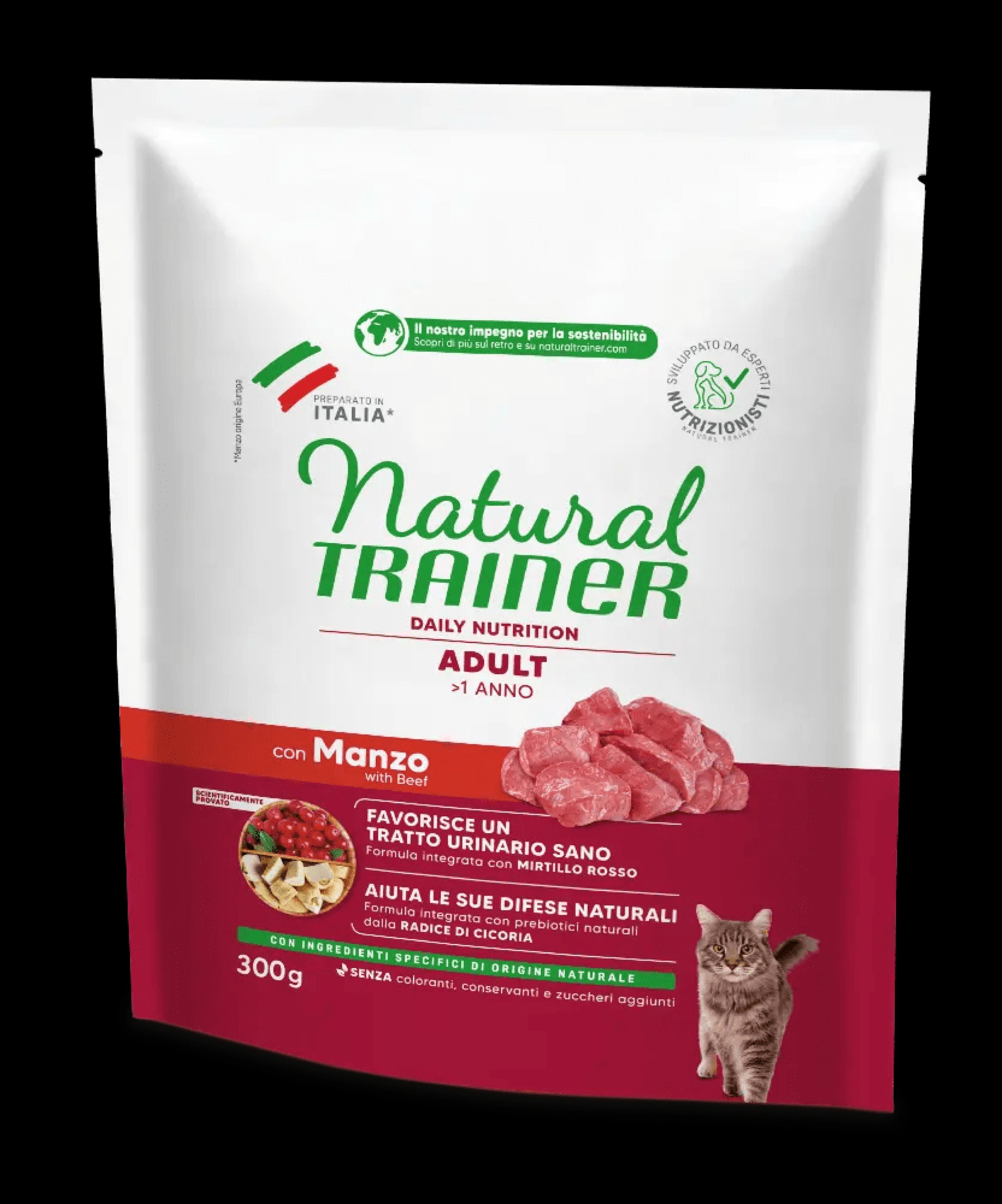 NT 0,3кг Cat Adult Корм сухой для кошек с говядиной