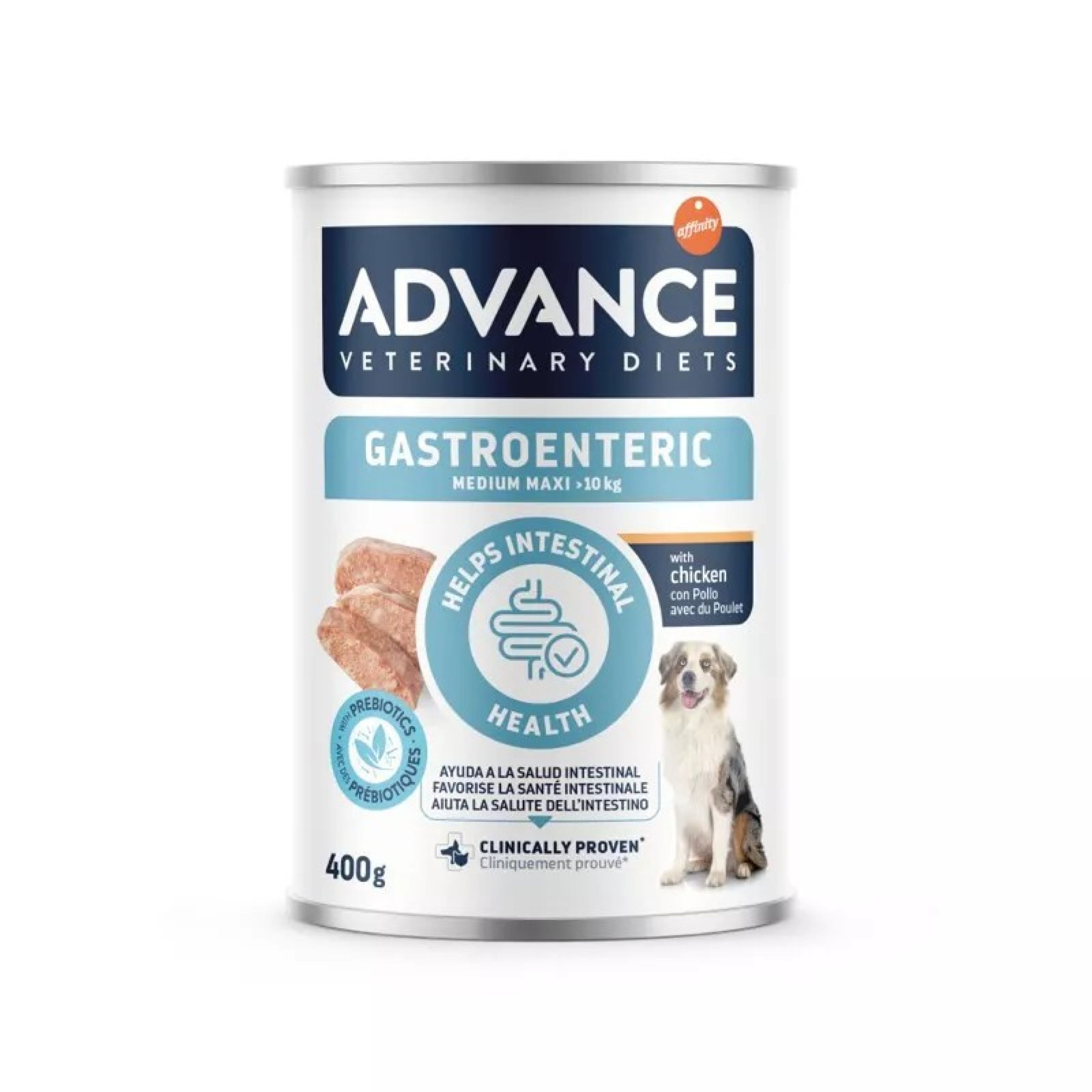 Advance VetDiet 0,4кг GASTROENTERIC MEDMAX Влажный корм для собак средних и крупных пород, курица