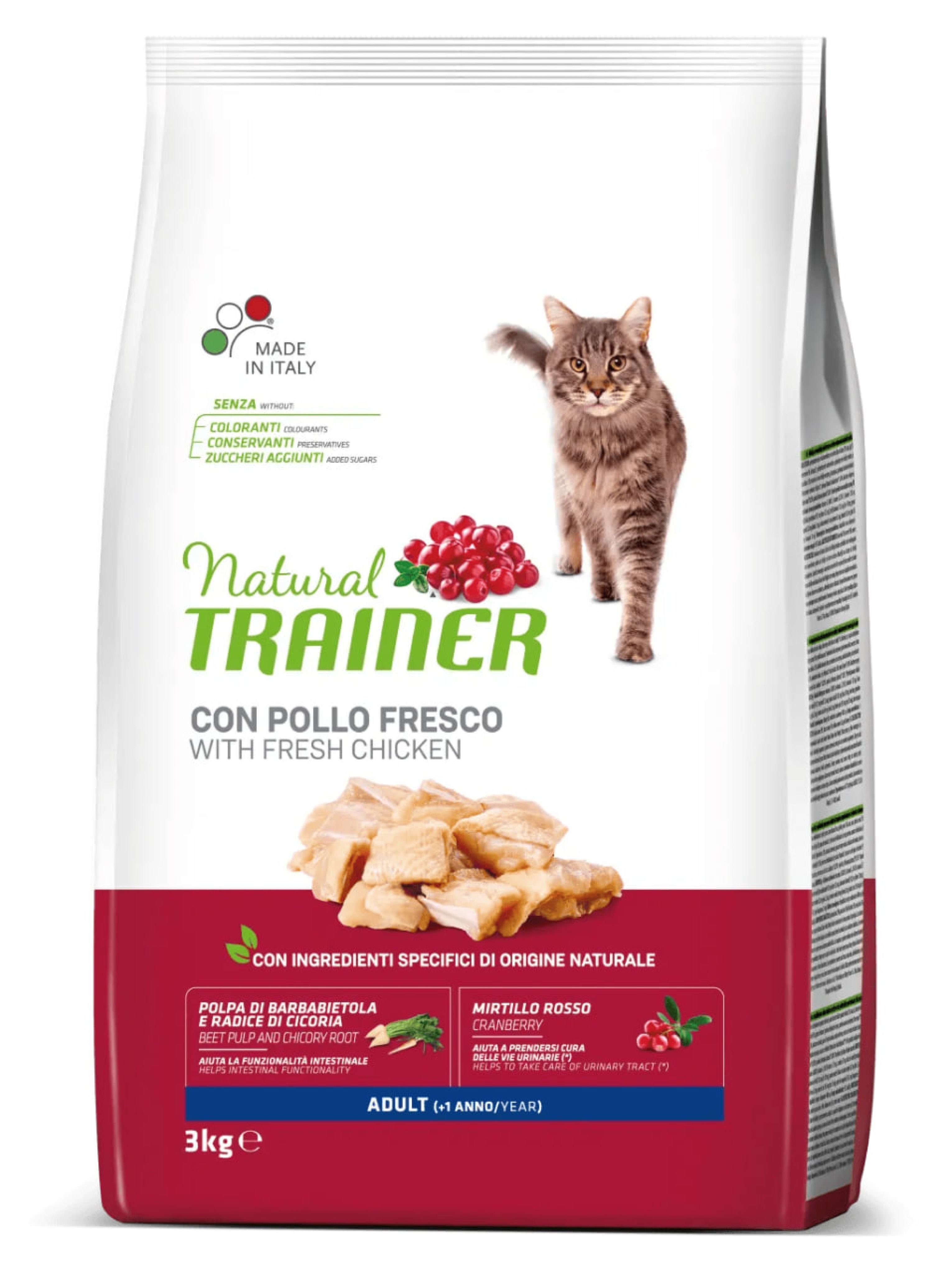 NT 3,0кг Cat Adult Корм сухой для кошек с курицей