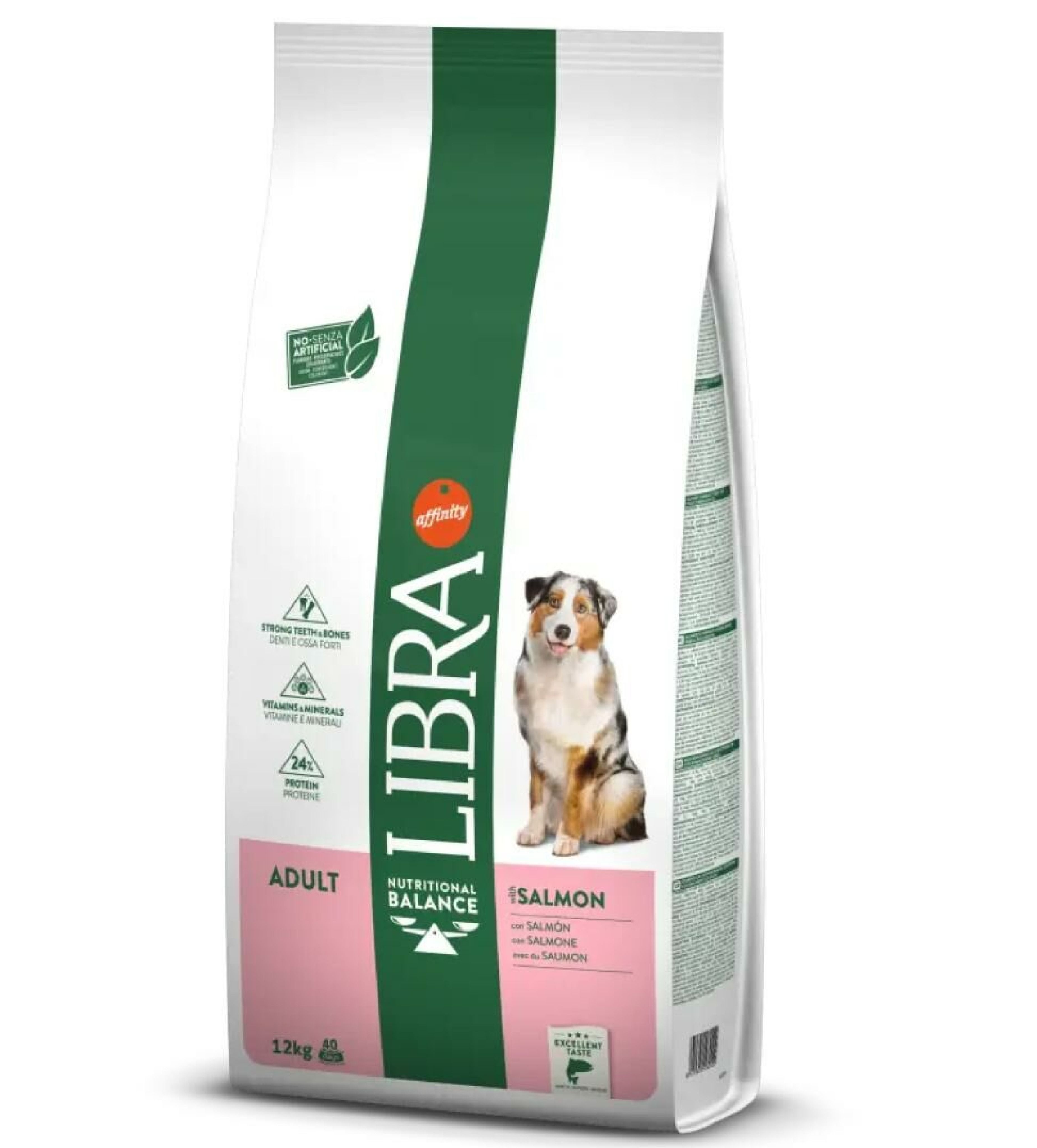 LIBRA DOG 12,0 кг Корм сухой для взрослых собак всех пород с лососем