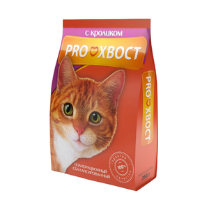 Корм д/кош PROхвост 350гр Кролик