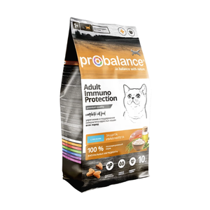ProBalance 10кг Immuno Protection Корм сухой для кошек, лосось