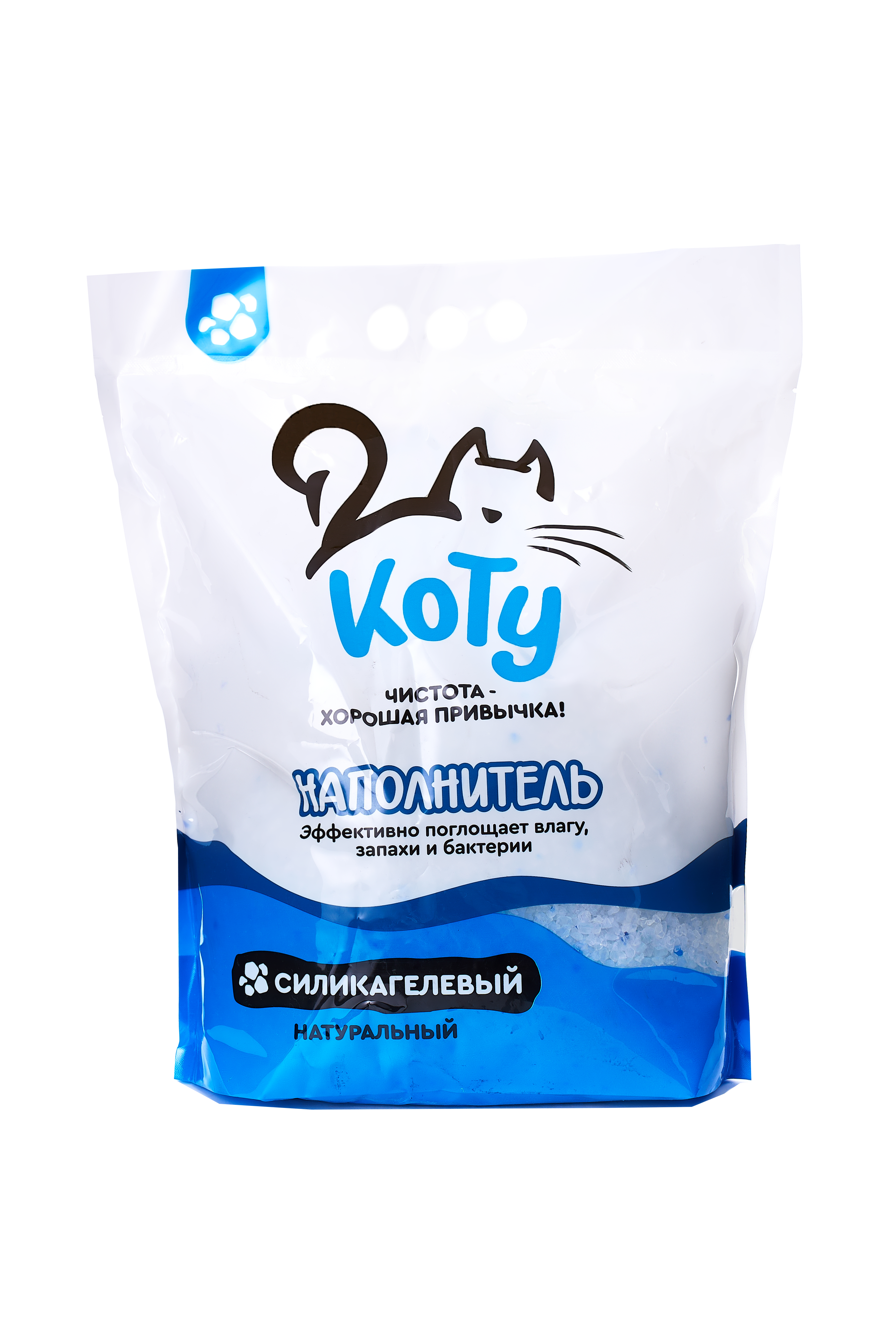КОТУ силикагелевый наполнитель 8 л. (3 кг.)
