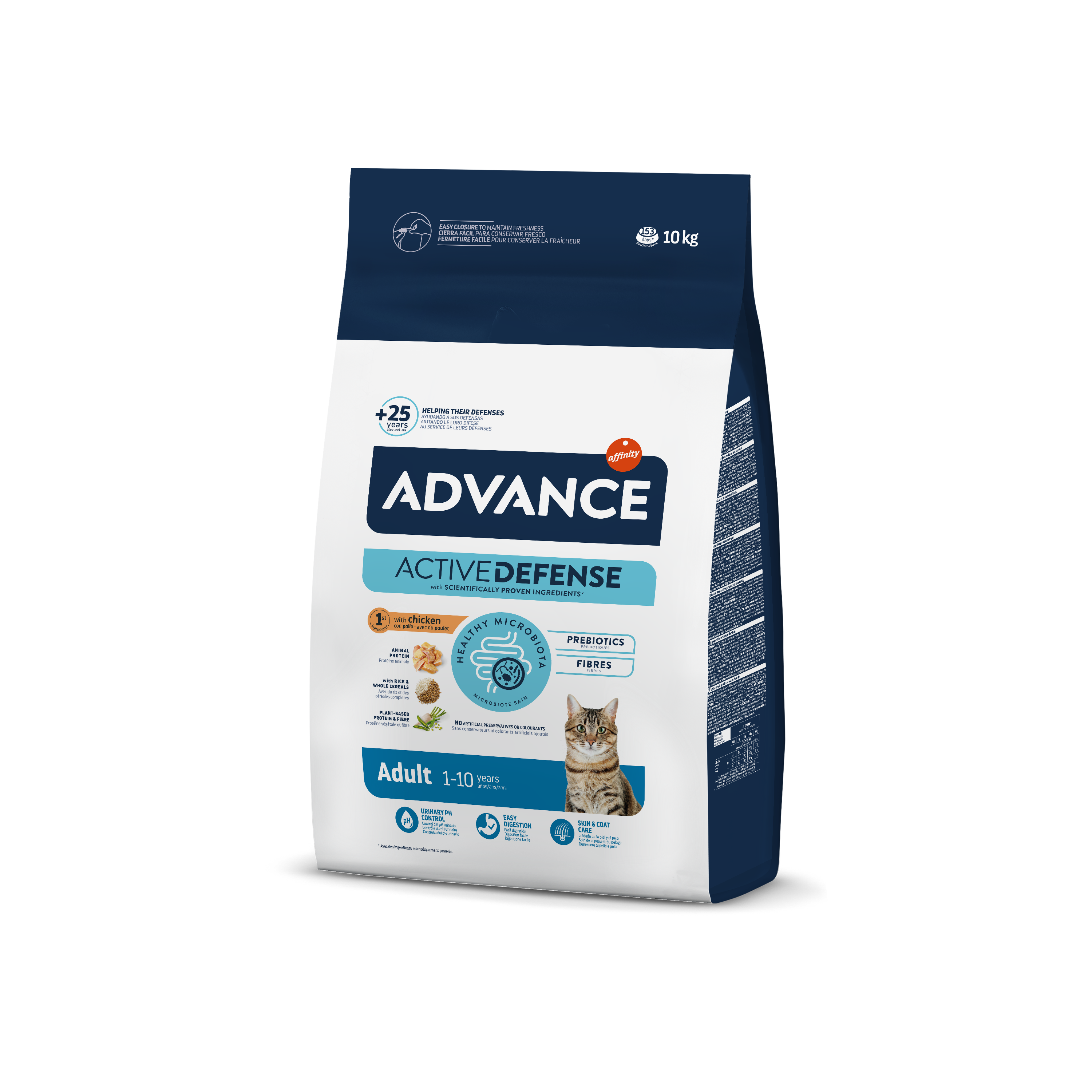 Advance 10кг Adult Сухой корм для взрослых кошек с курицей и рисом