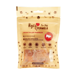 Лакомство для собак Становая жила говяжья очищ.суш., 75гр