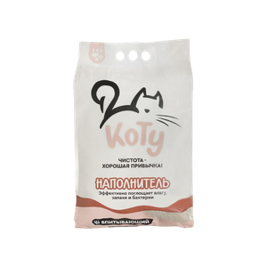 КОТУ наполнитель впитывающий 7,5 кг, 9,2 л.