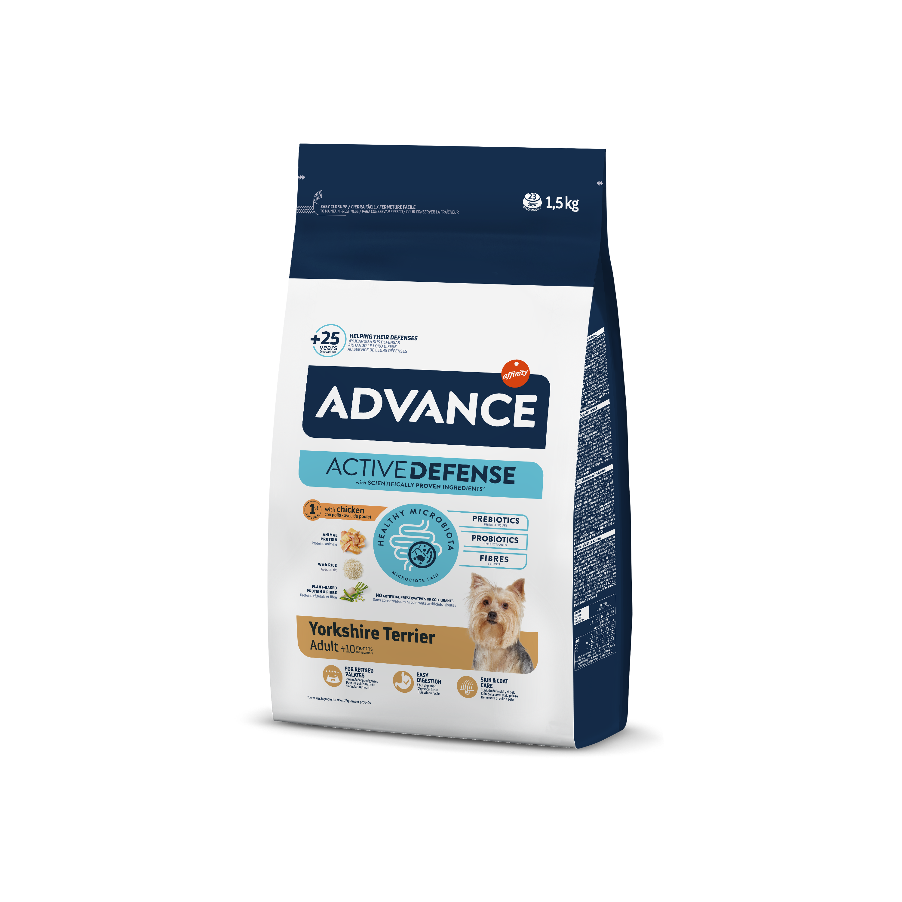 Advance 1,5кг Yorkshire Terrier Сухой корм для йоркширских терьеров, курица и рис