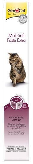 407364 GIMCAT 50гр Паста д/кошек Malt-Soft-Extra Professional с эффектом выведения шерсти