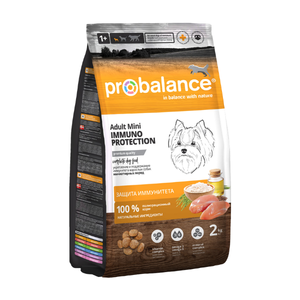 ProBalance 2 кг Immuno Mini Корм сухой для взрослых собак миниатюрных пород