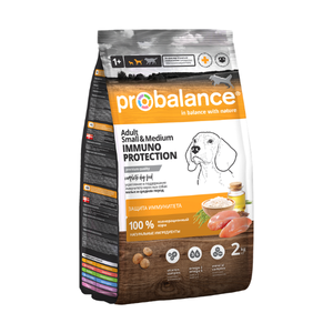 ProBalance 2 кг Immuno Adult Small&Medium Корм сухой д/взр собак мал и сред пород (АЗ)