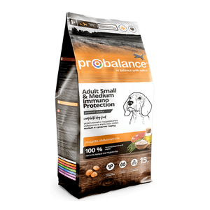 ProBalance 15кг Immuno Adult Small&Medium Корм сухой д/взр собак мал и сред пород (АЗ)