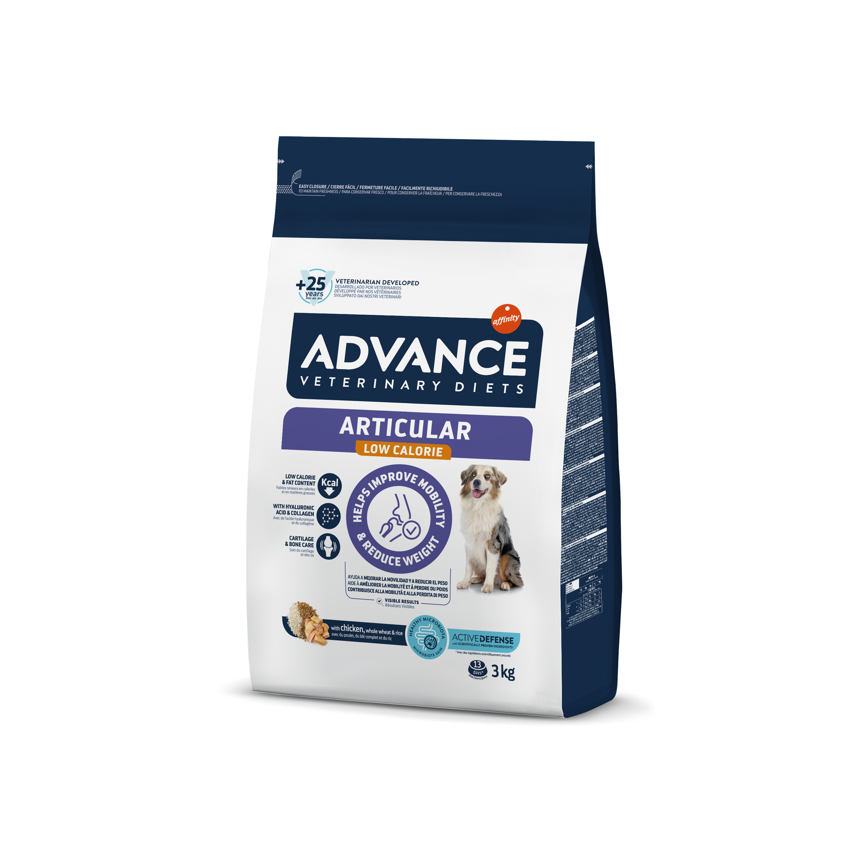 Advance VetDiet 3,0кг ARTICULAR Сухой корм для собак с заболеваниями суставов и лишним весом,