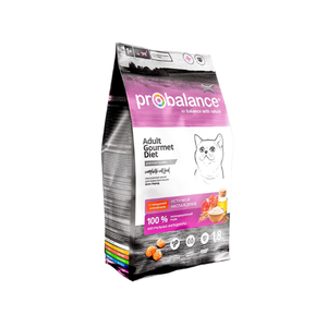 ProBalance 1,8 кг Gourmet diet Корм сухой для кошек с говядиной и ягненком