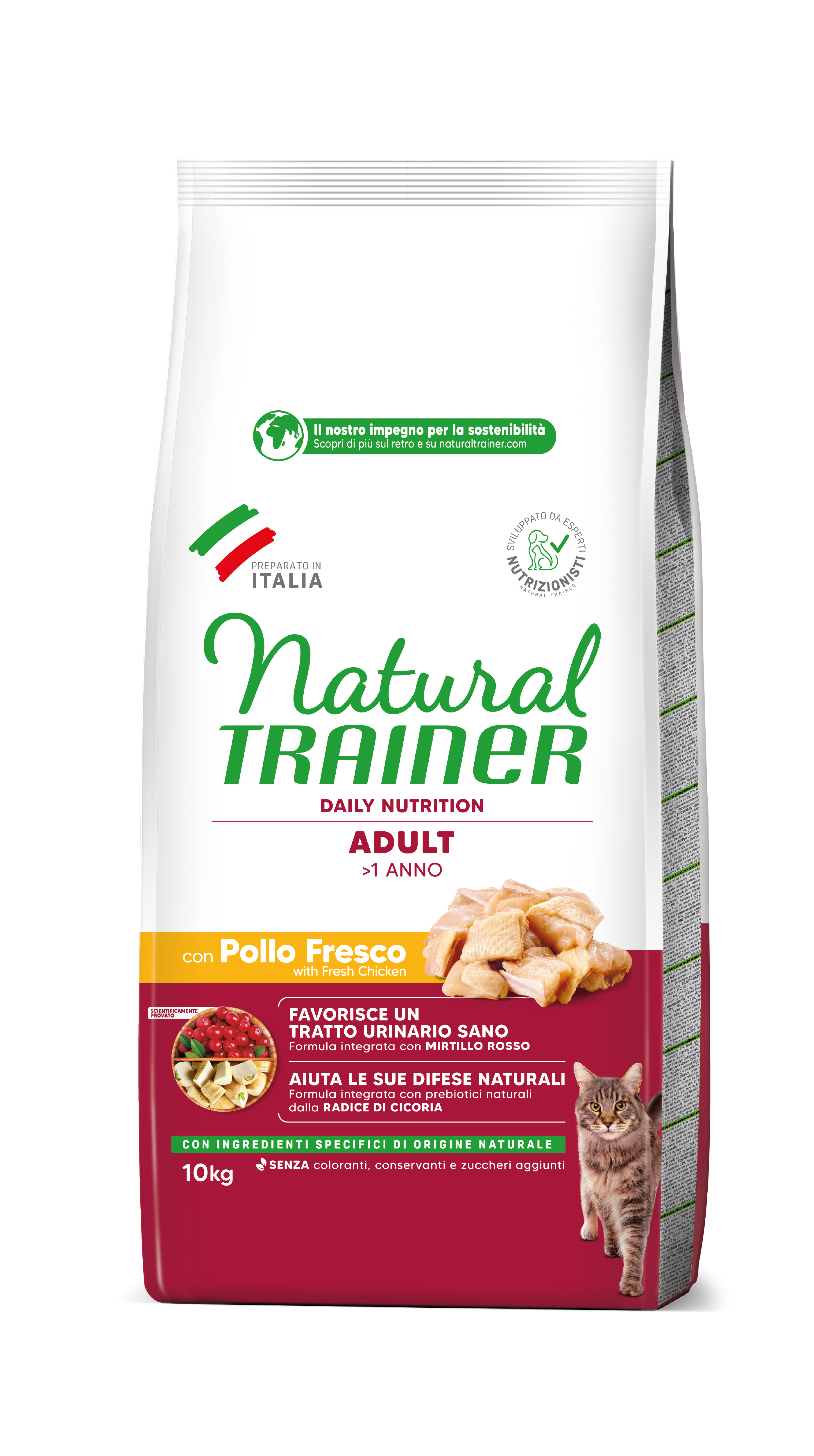 NT 10,0кг Cat Adult Корм сухой для кошек с курицей